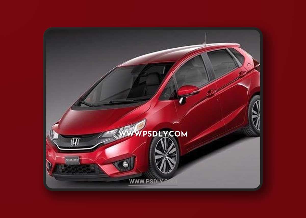 Honda Fit 2015 3D Model