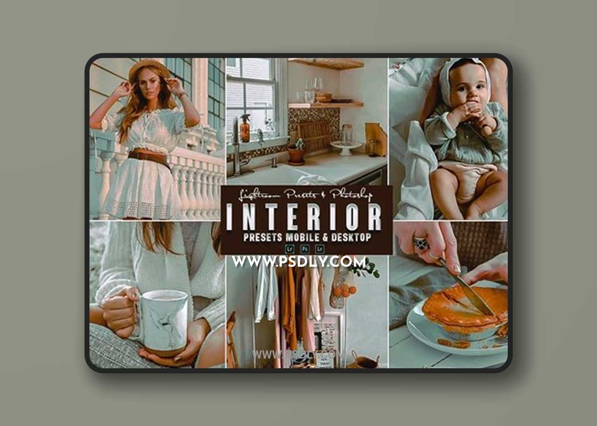 Interior Photoshop Action & Lightrom Presets