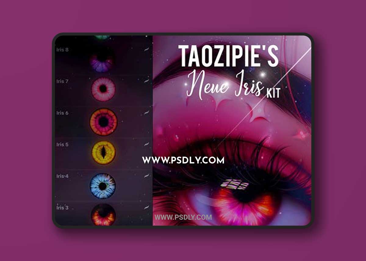 Iris Brushes Pack for [Photoshop/Procreate/Medibang]