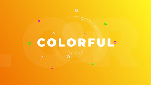 Videohive Colorful Logo Opener 23363129
