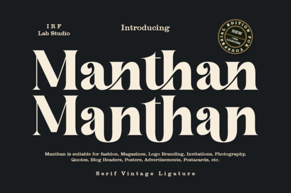 Manthan Font