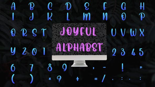 Videohive Joyful Alphabet | After Effects 34741509