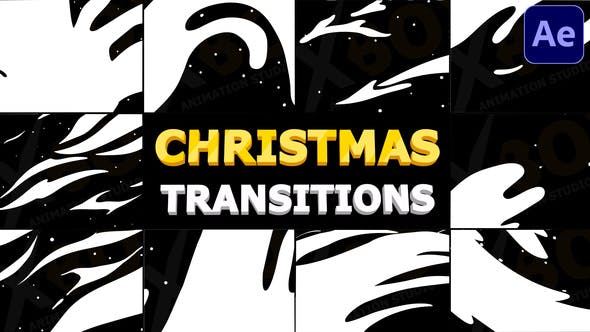 Videohive Christmas Winter Transitions | After Effects 34837324