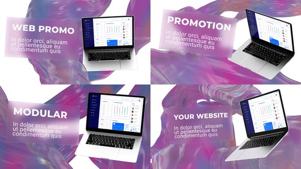 Videohive Soft Cloth Website Promo 34585347