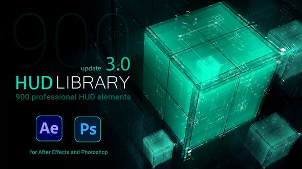 Videohive - HUD Library update 3.0 - 21100353