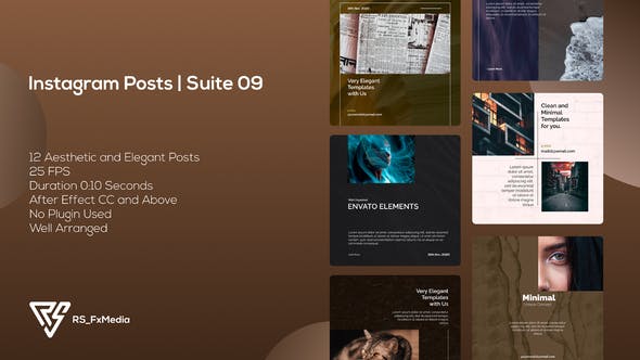 Videohive Instagram Posts | Minimal Floor | Suite 09 34569273