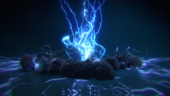 Videohive Lightning Strike Logo 34576930