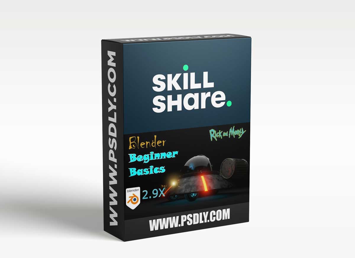 Skillshare - Blender Beginner Basics- Rick and Morty Spaceship by EduCraft Ideas