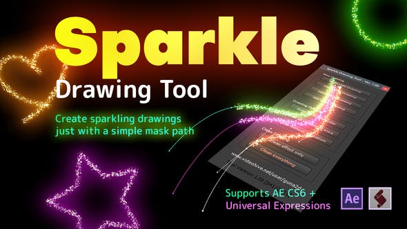 Videohive Sparkle Drawing Tool 34617761