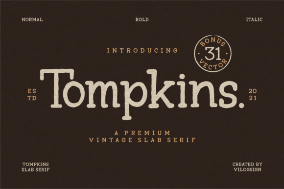 Tompkins Font