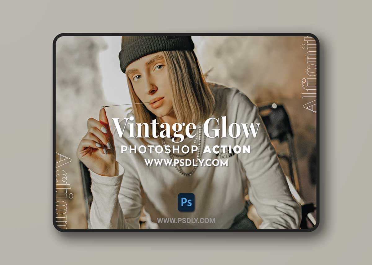 Vintage Glow Photoshop Action
