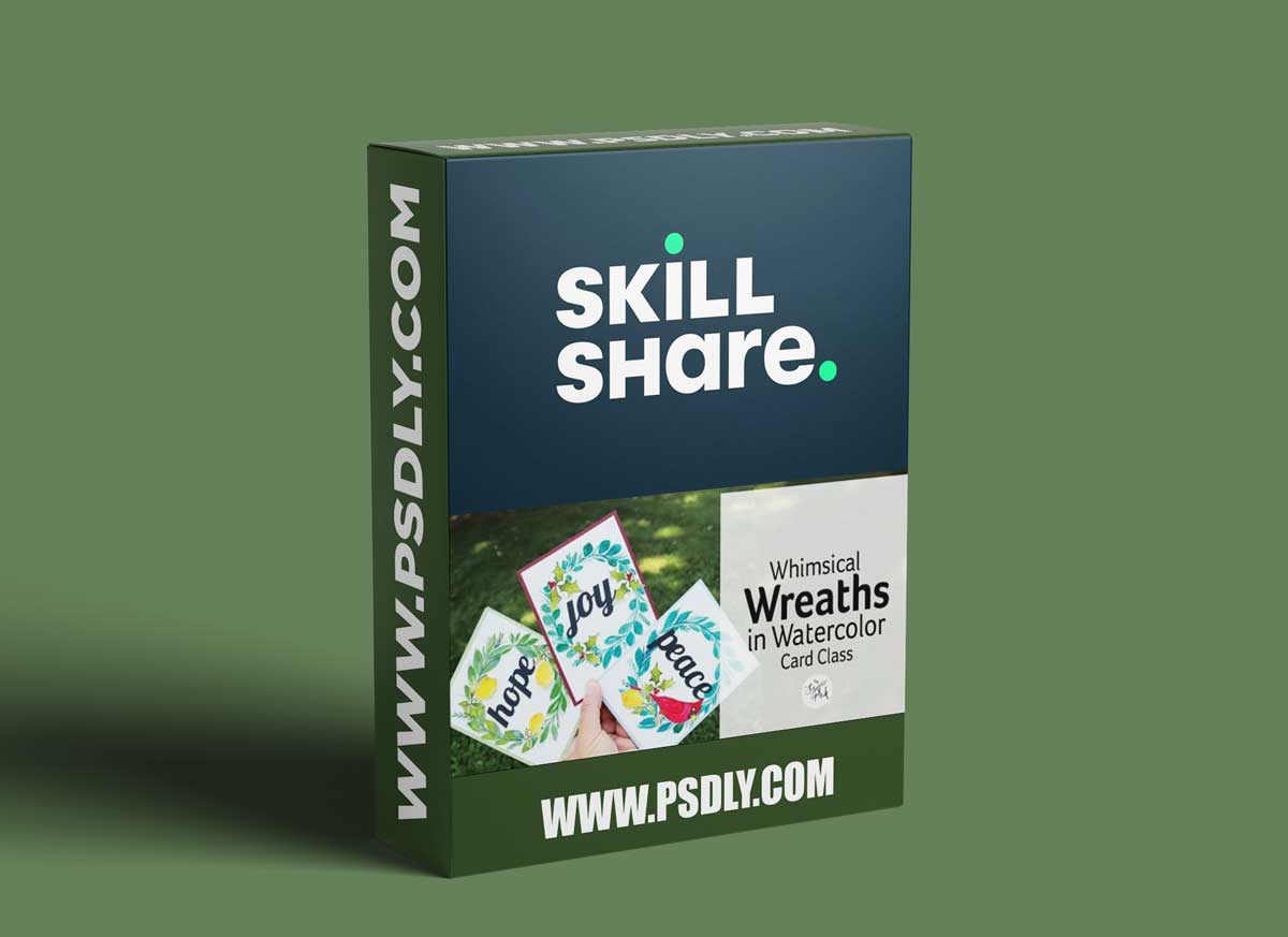 Whimsical Wreaths Watercolor Card Class