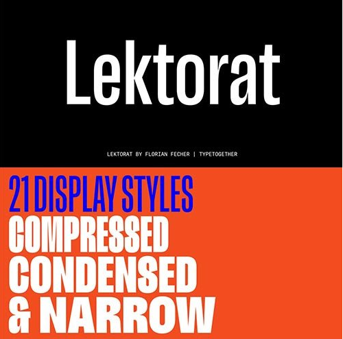 Lektorat Font Family