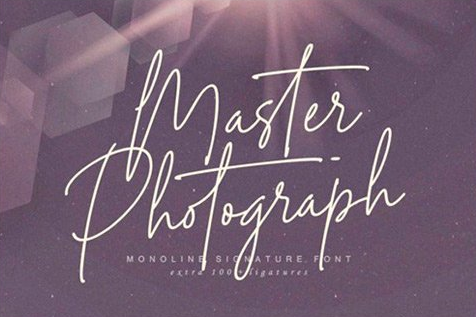 Master Photograph Font