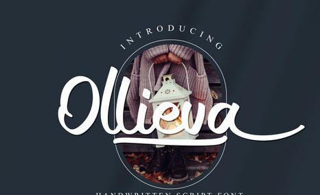 Ollieva - Handwritten Script Font