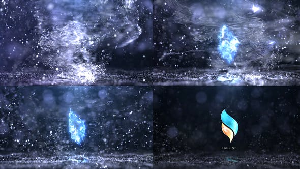 Videohive Snow Logo 34133347