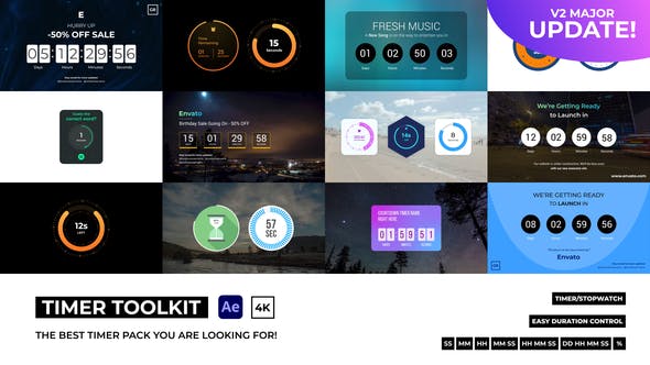 Videohive - Countdown Timer Toolkit V2 - 28672059