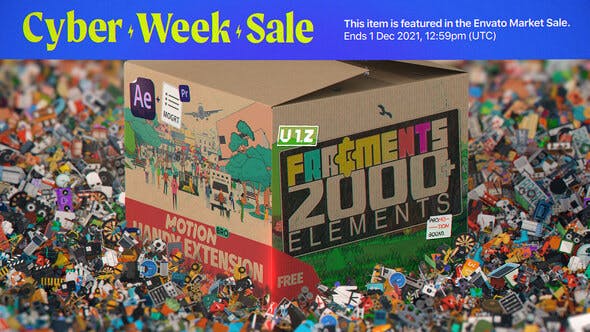 Videohive - Fragments | 2000+ Animated 2D Elements V1.2 - 34118223