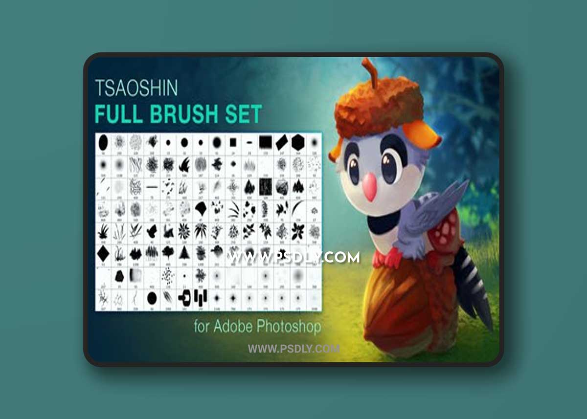 100+ Photoshop Brushes Pack for Painting