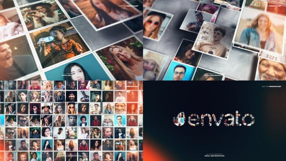 Videohive Mosaic Logo Reveal 28233369