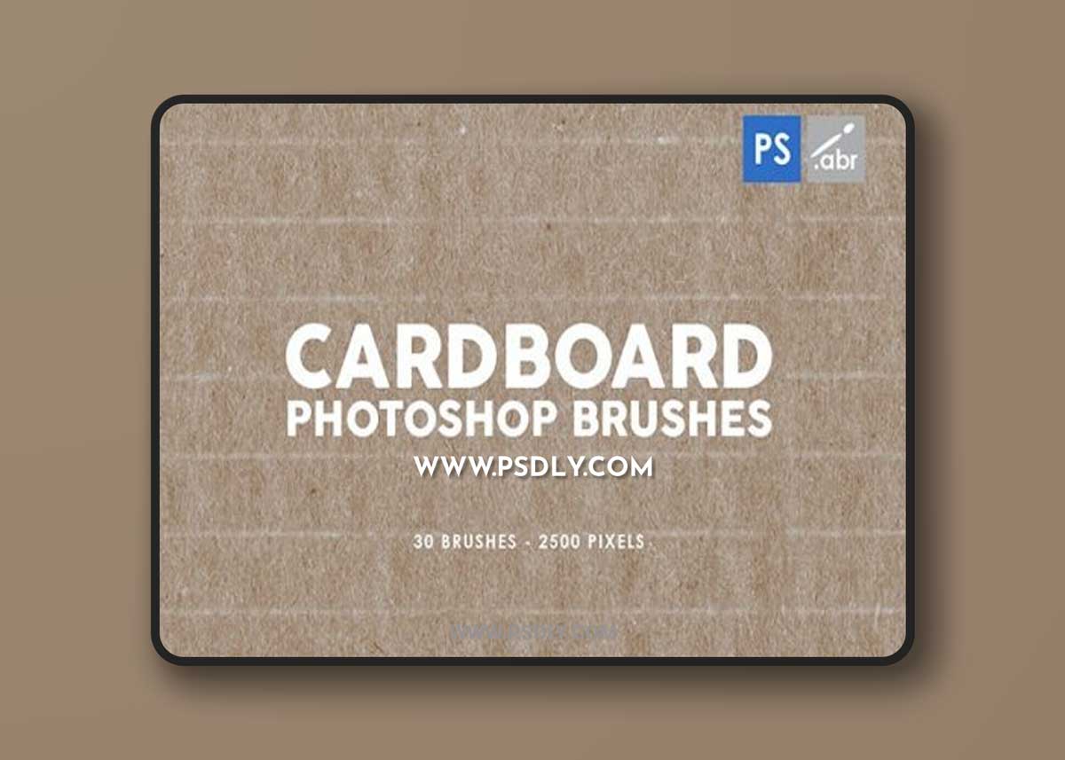 30 Cardboard Photoshop Brushes Vol.2 29575507