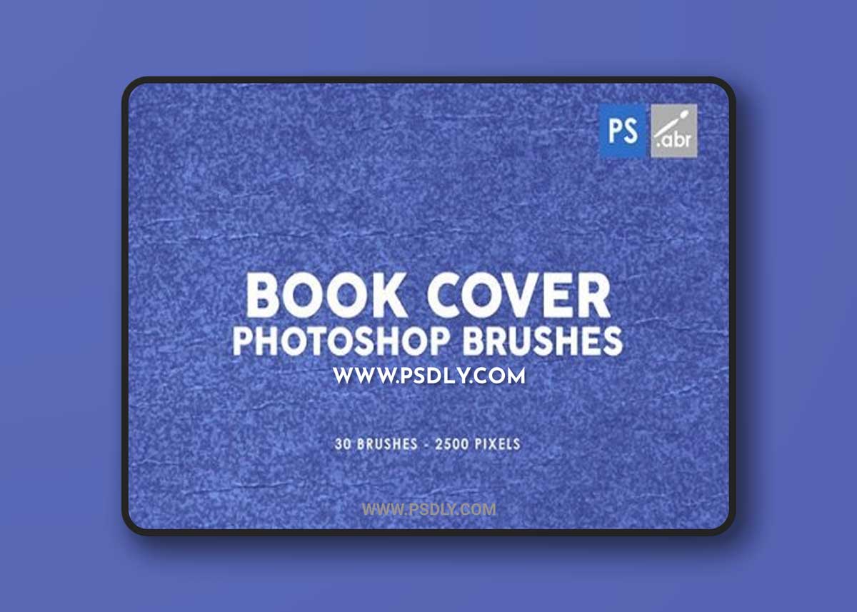 30 Retro Book Cover Photoshop Stamp Brushes 29575815