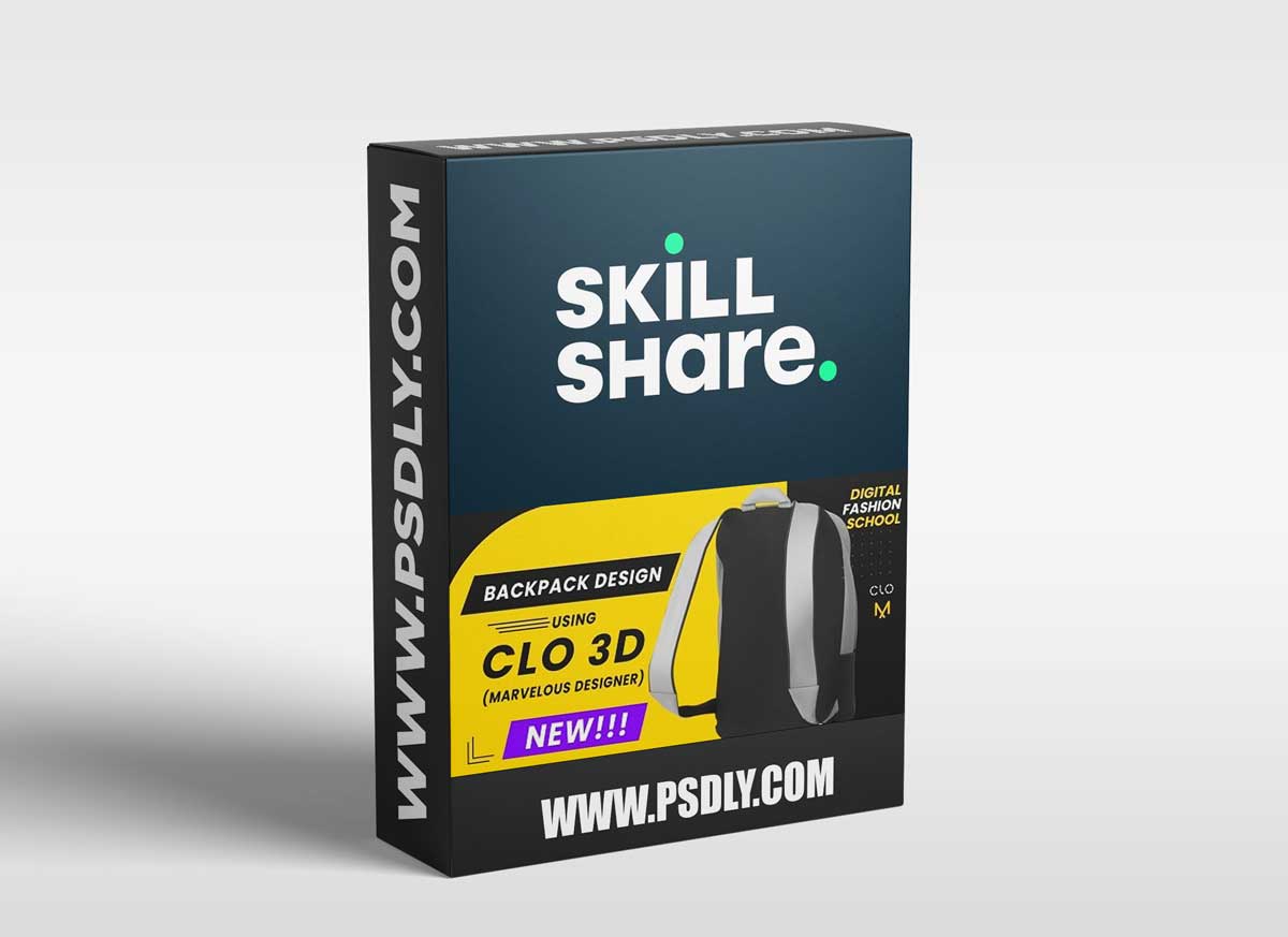 Create a Backpack with Clo 3D (Marvelous Designer) using digital/virtual pattern cutting