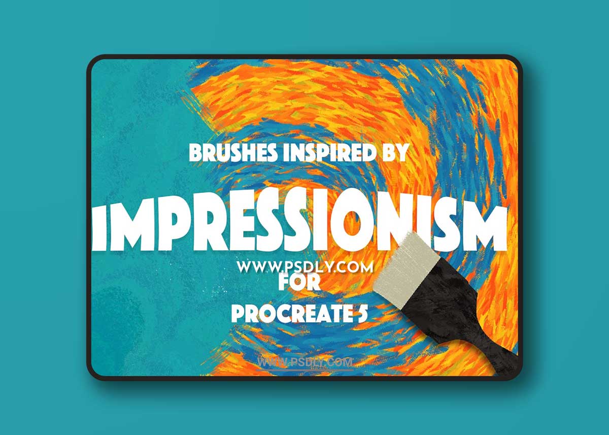 CreativeMarket - IMPRESSIONISM BRUSHES PROCREATE 5 4435848