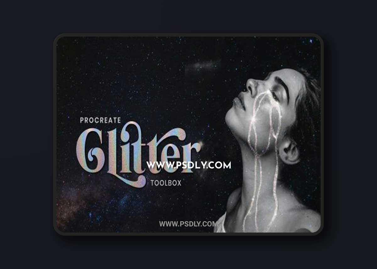 CreativeMarket - Procreate Glitter Toolbox: Brush Kit 6381131