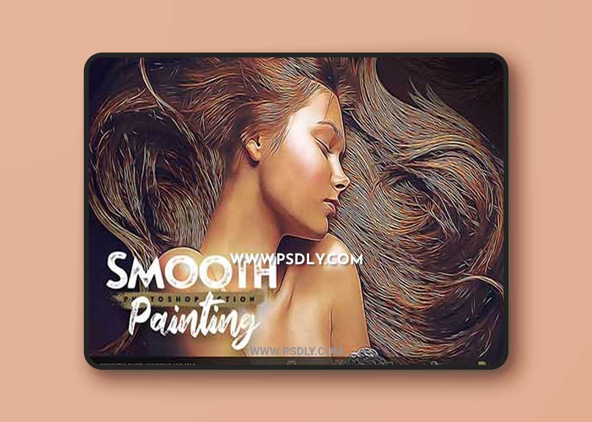 CreativeMarket - Smooth Painting Photoshop Action 6567505