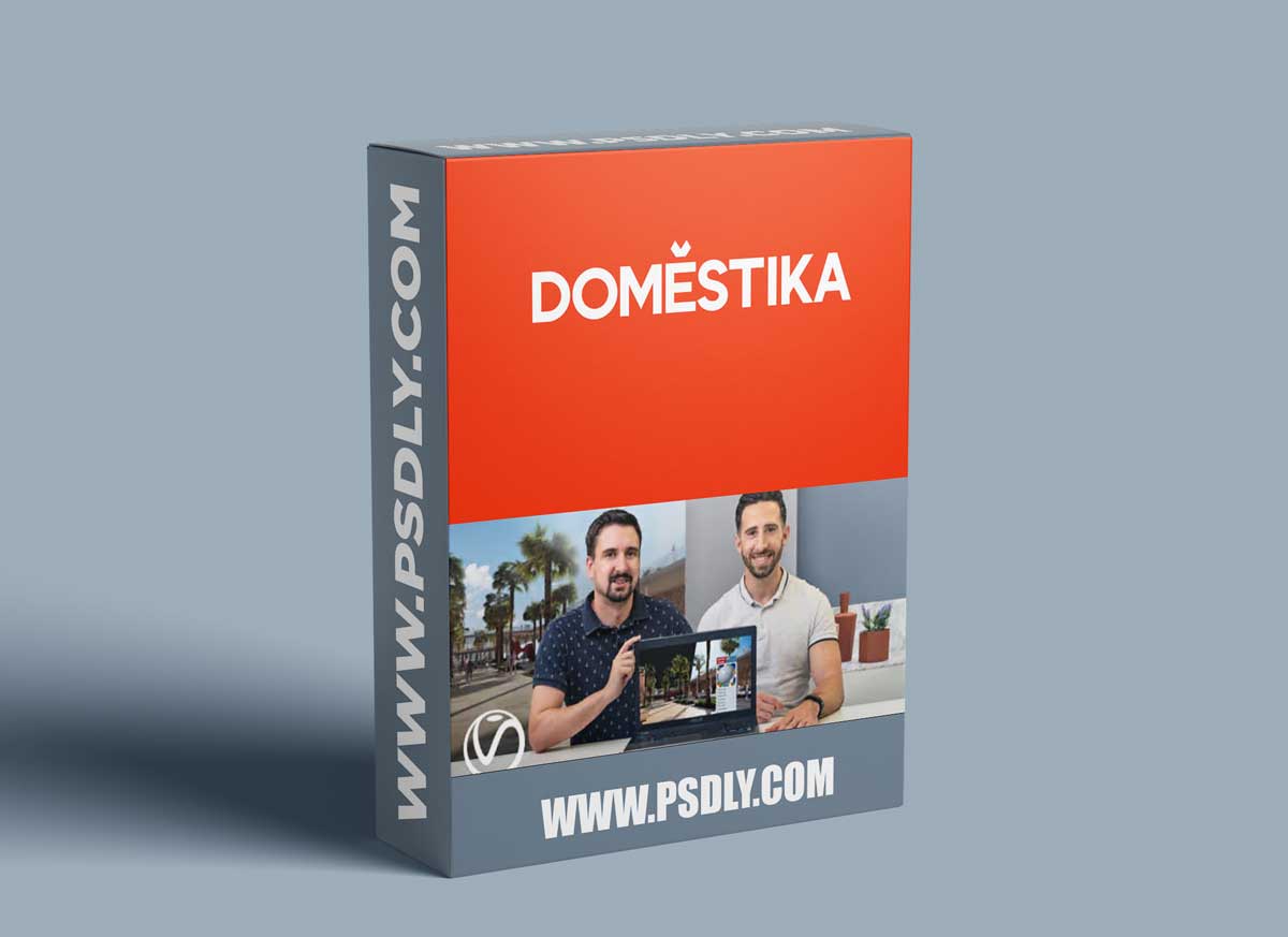Domestika - Exterior Architectural Rendering with V-Ray