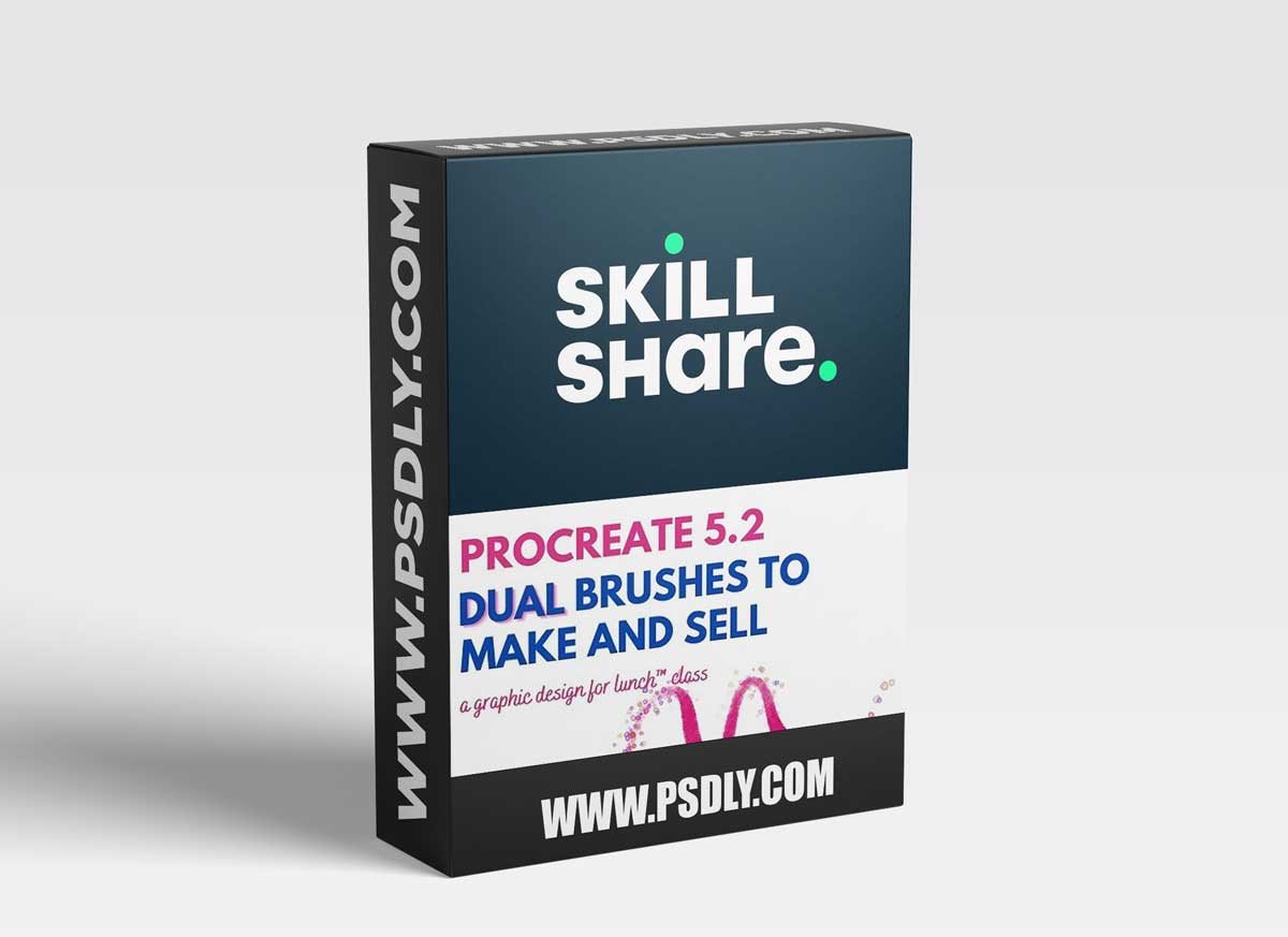 Dual Brushes in Procreate 5 - Make & Sell - Two Brushes in One - A Graphic Design for Lunch™ class
