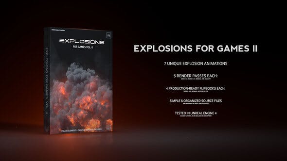 Videohive Explosions for Games Vol: II 24941528