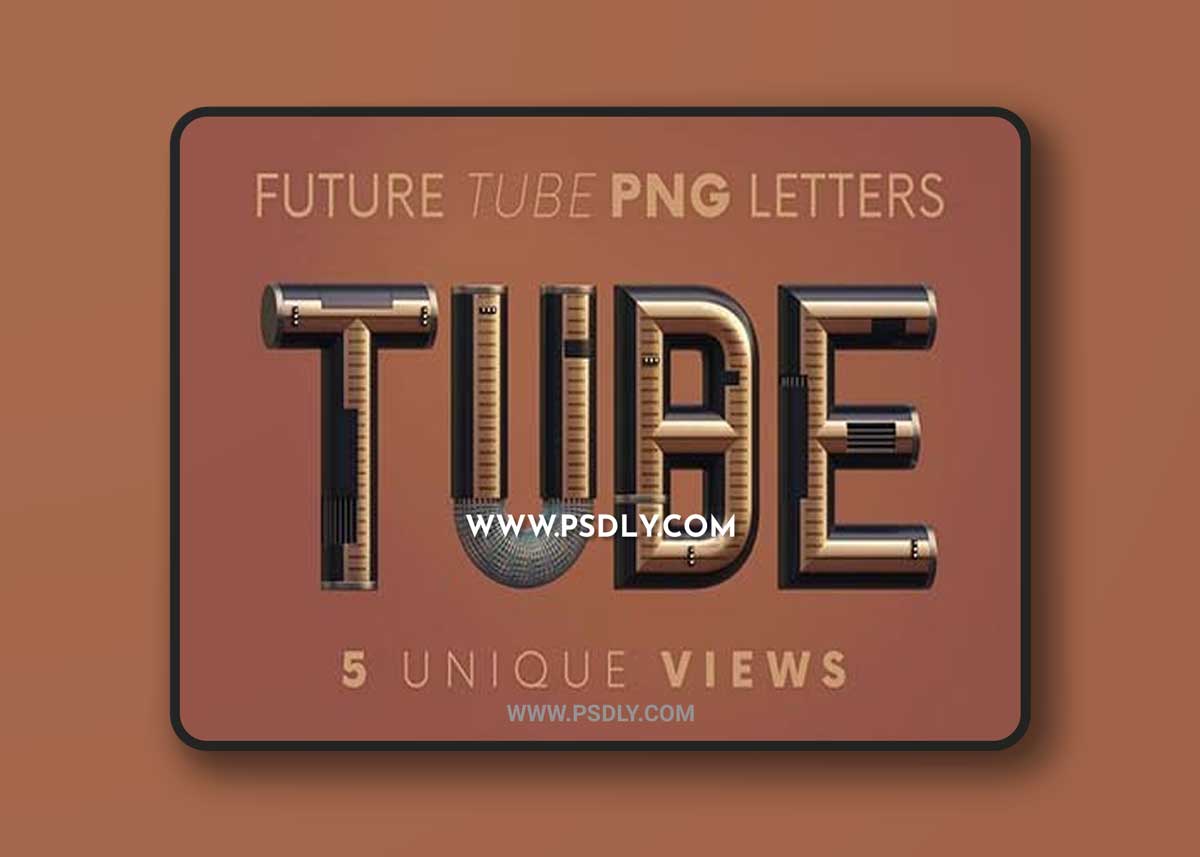 Future Tube - 3D Lettering