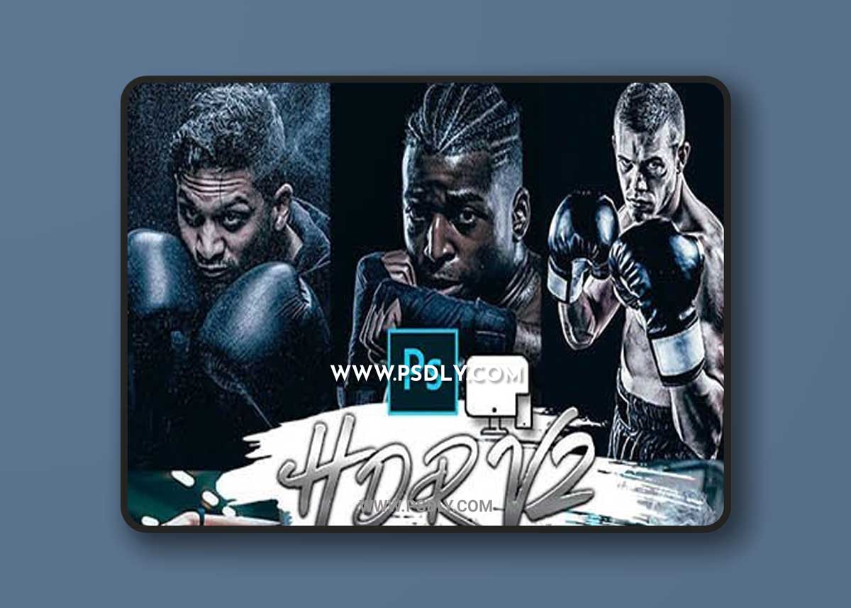 HDR Photoshop Action 25596246