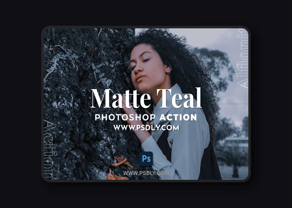 Matte Teal Photoshop Action