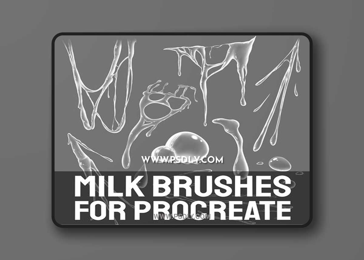 Milk Brushes Pack for Procreate