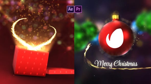 Videohive Christmas Magic Logo Reveal 35240560