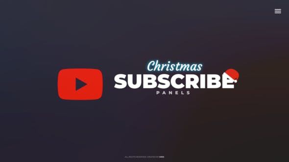 Videohive Subscribe Panels (Christmas) 35289344