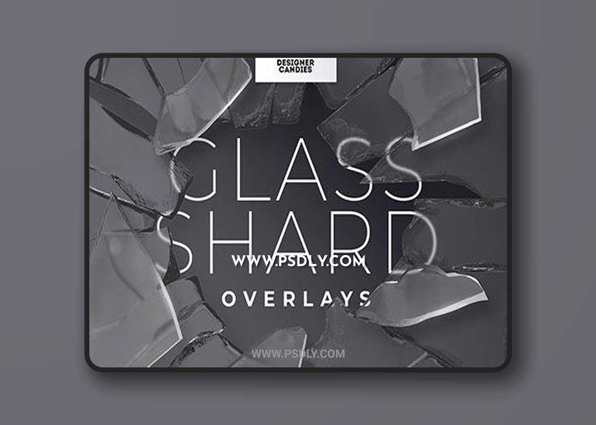 Realistic Glass Shard & Broken Frame Overlays Pack