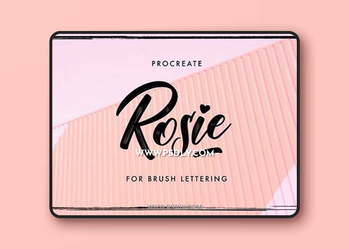 Rosie - Procreate Lettering Brush 1196825