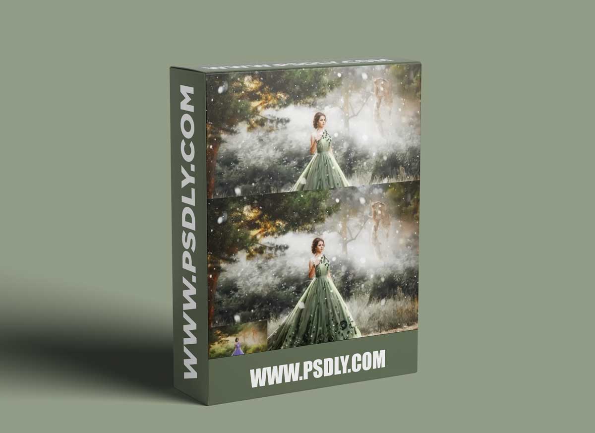 Summerana - Snow Overlay Composite Workflow