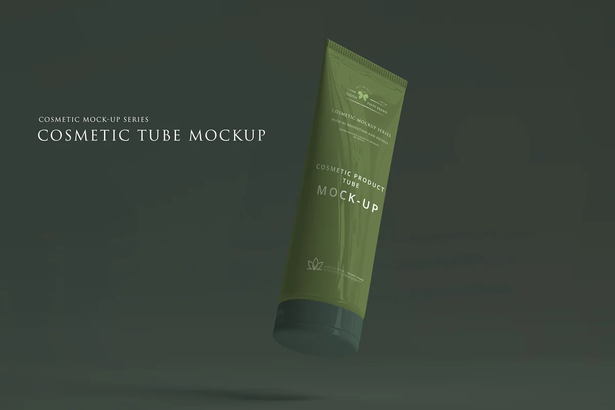 CreativeMarket - Cosmetic Tube Mockup 3054807