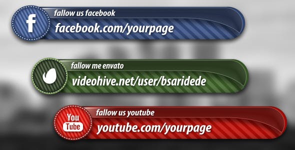 Videohive Vintage Social Lower Third 6246317