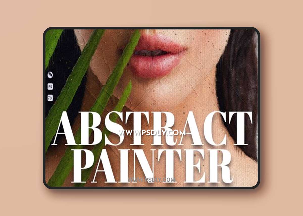 Abstract Painter | Realistic Painting Photoshop Pl
