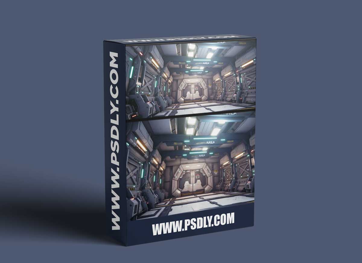 ArtStation - Sci-Fi Corridor 3D by Eric Huang