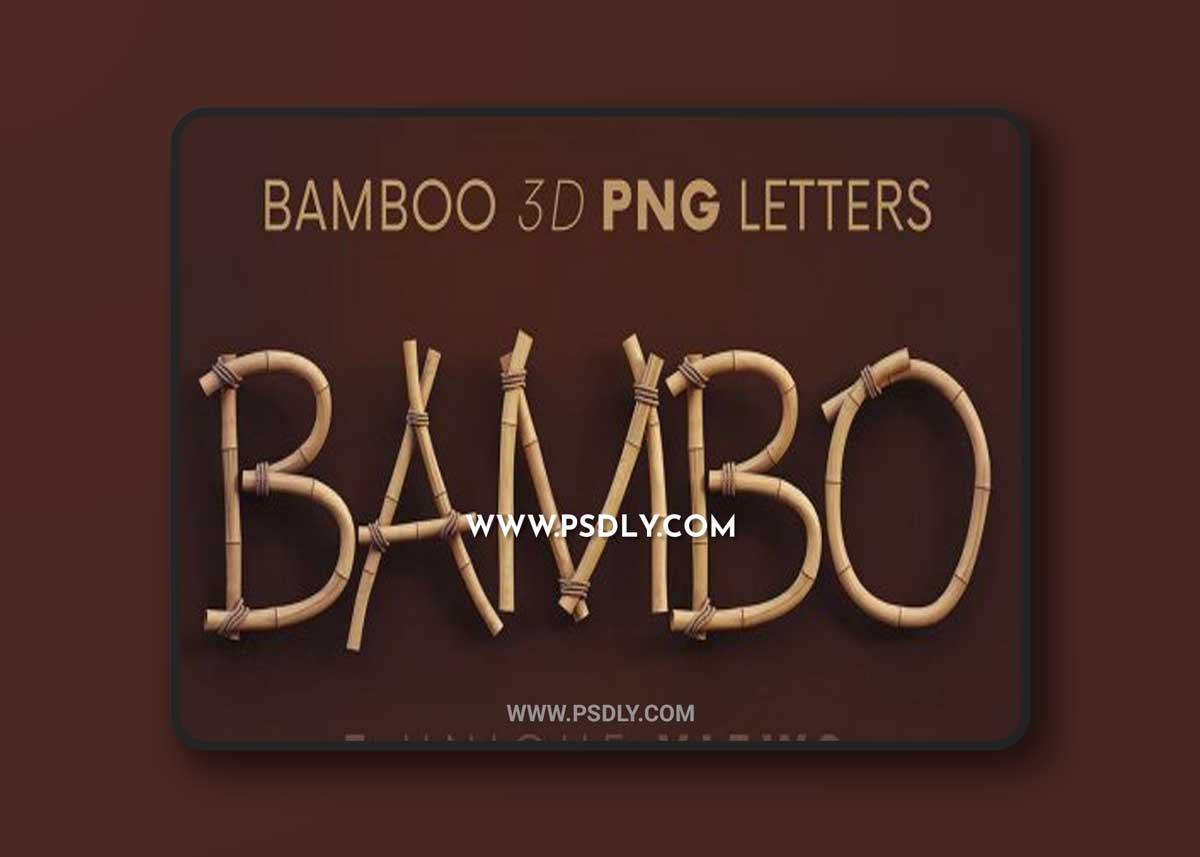 Bamboo - 3D Lettering