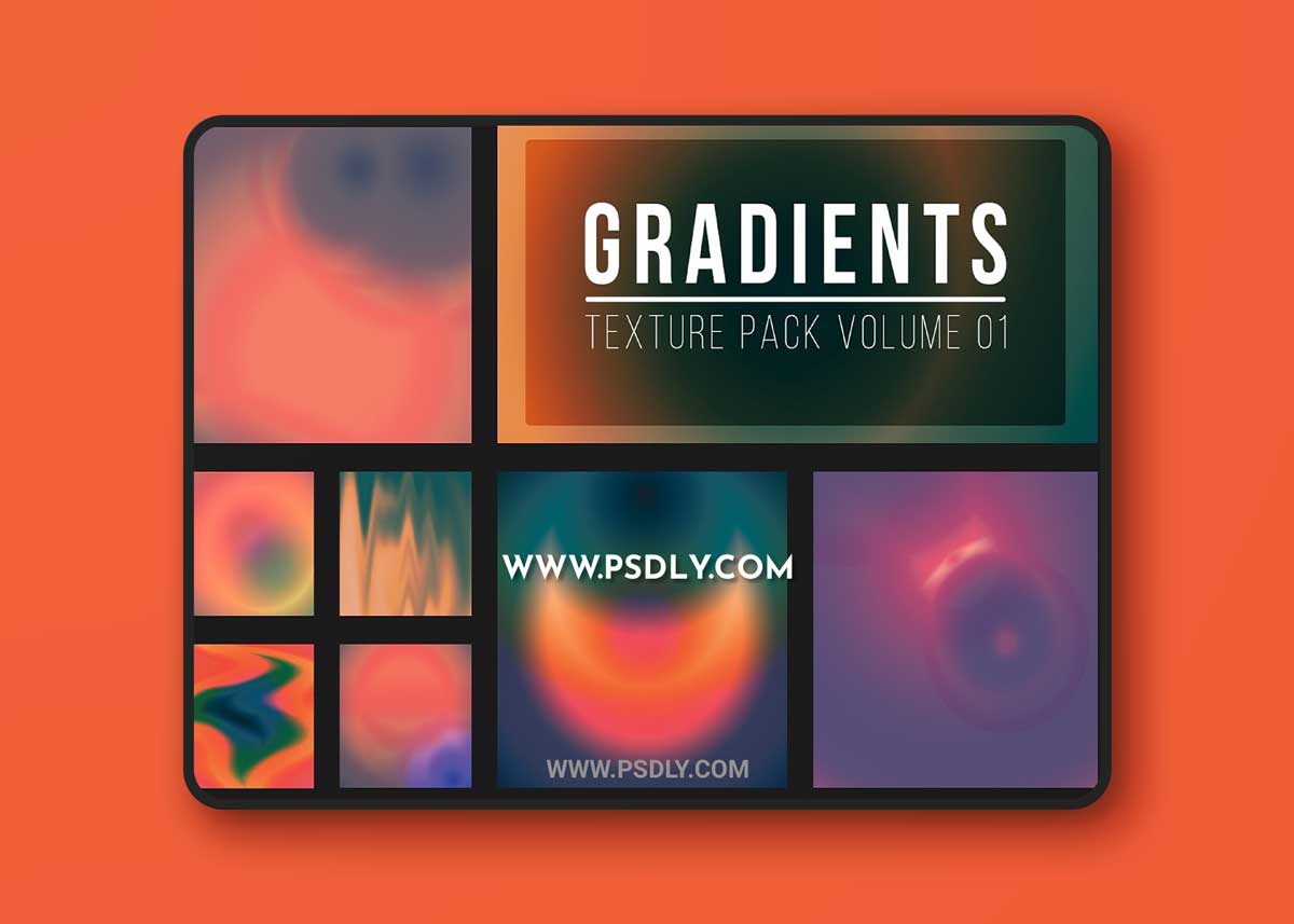 CreativeMarket - 50 Gradient Textures Vol. 01 6764566