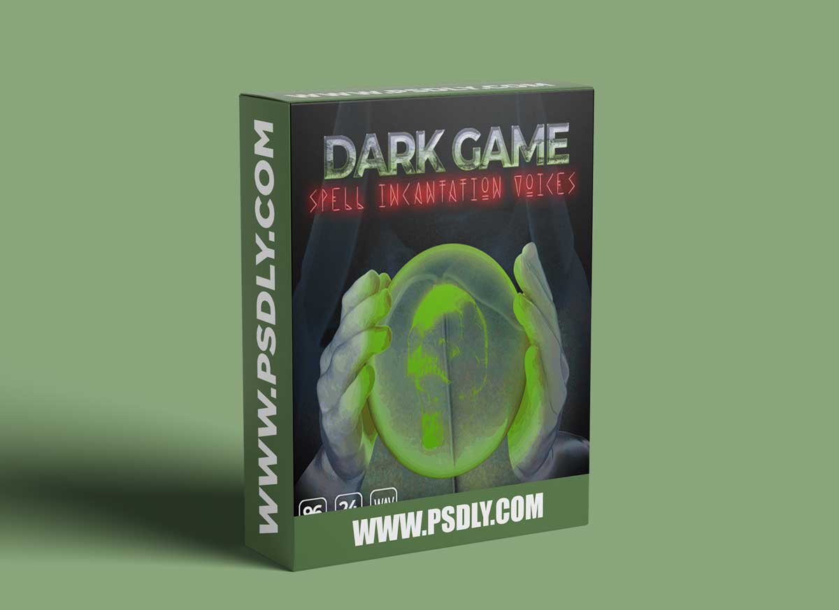 Epic Stock Media Dark Game Spell Incantation Voices WAV