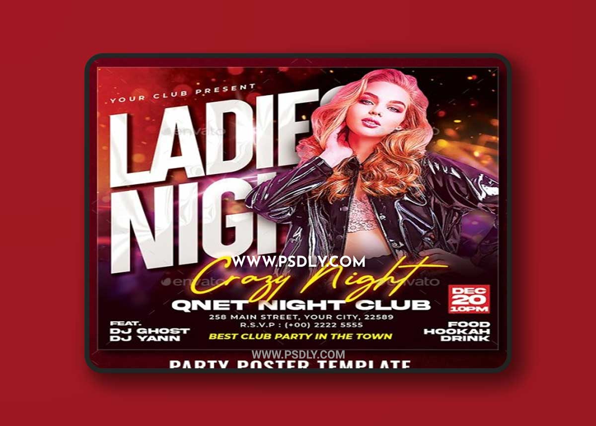GraphicRiver - Night Party Flyer 35116393